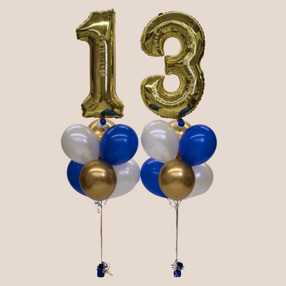 Large Number Balloon Bouquets (QTY 2)