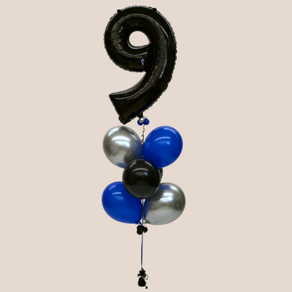 Large Foil Number Balloon Bouquet